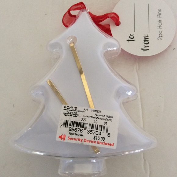 CRYSTAL STARBURST HAIR PINS NWT - Picture 2 of 3